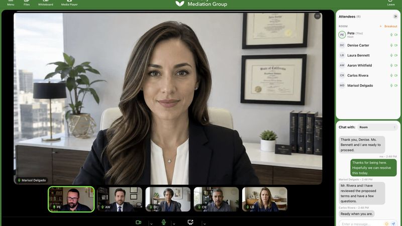 branded video meeting