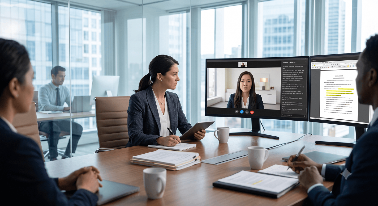 remote witness in a local deposition
